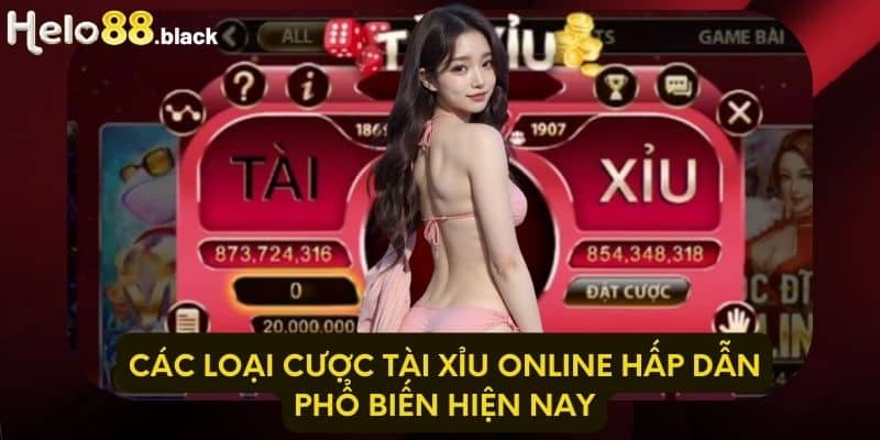 Các loại cược Tài Xỉu online hấp dẫn phổ biến hiện nay